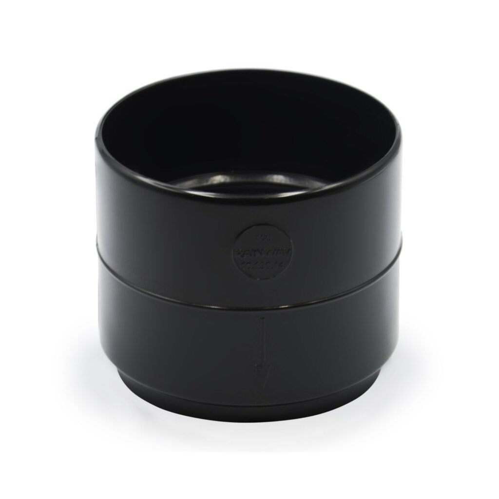 Муфта труби чорна 100мм RainWay