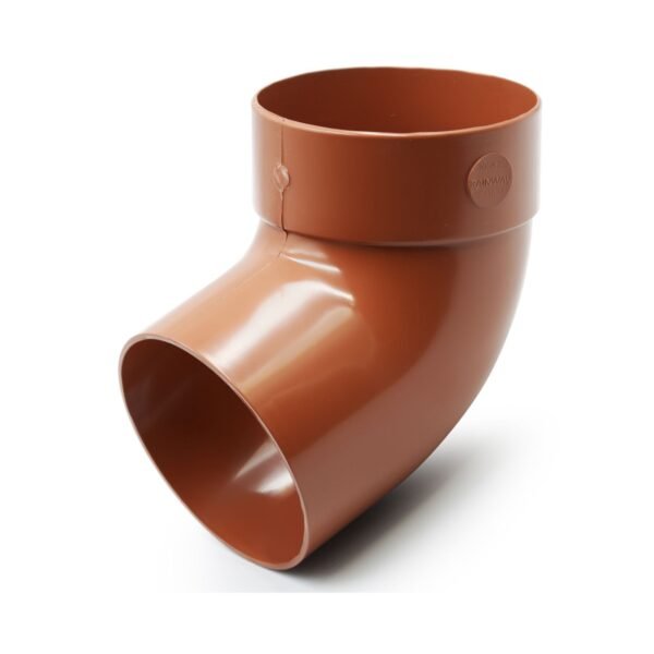 Відвід труби одномуфтовий 67° цегляний 100мм RainWay