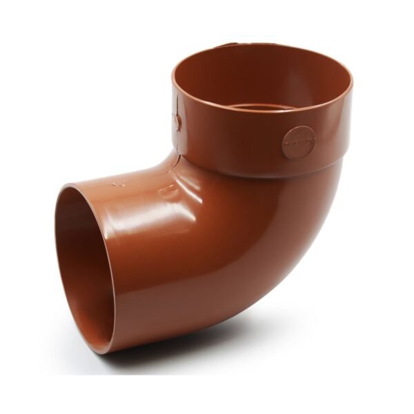 Відвід труби одномуфтовий 87° цегляний 100мм RainWay