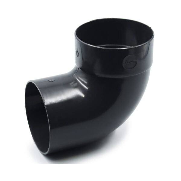 Відвід труби одномуфтовий 87° графітний 100мм RainWay