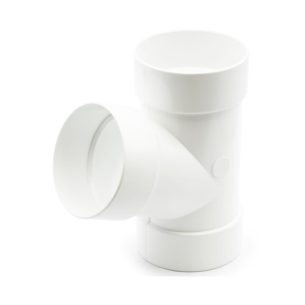 Трійник труби 67° білий 100мм RainWay