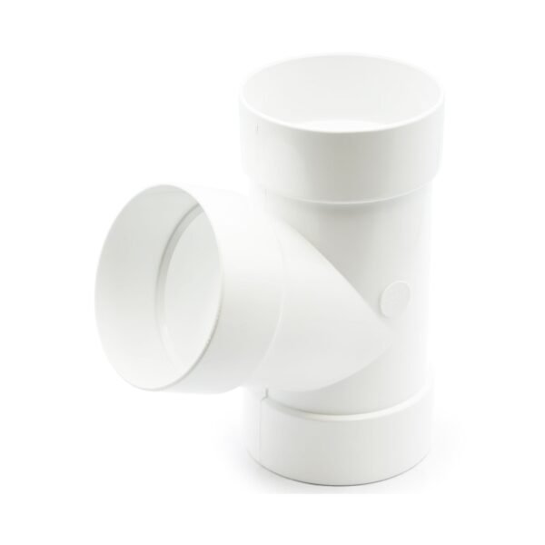 Трійник труби 67° білий 100мм RainWay