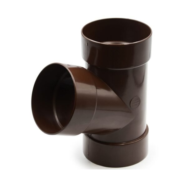 Трійник труби 67° коричневий 100мм RainWay