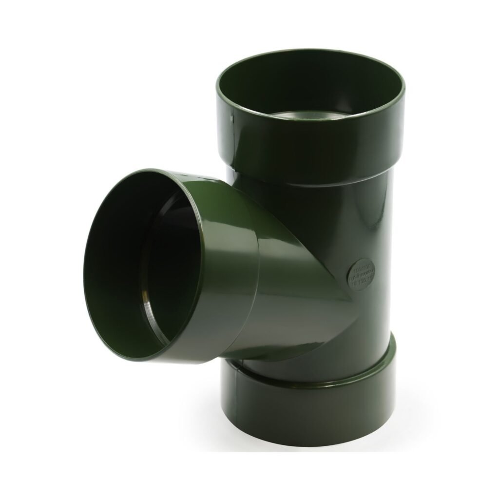 Трійник труби 67° зелений 100мм RainWay