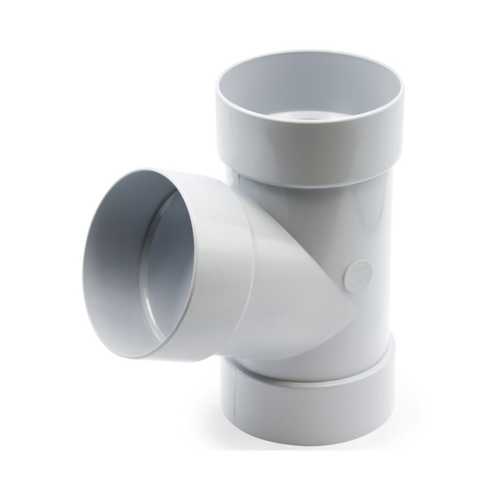 Трійник труби 67° сірий 100мм RainWay