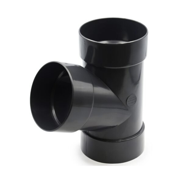 Трійник труби 67° графітний 100мм RainWay