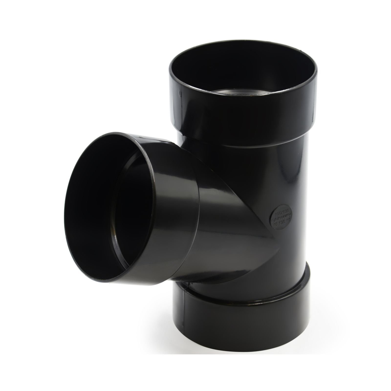 Трійник труби 67° чорний 100мм RainWay Трійник труби 67° чорний 100мм RainWay