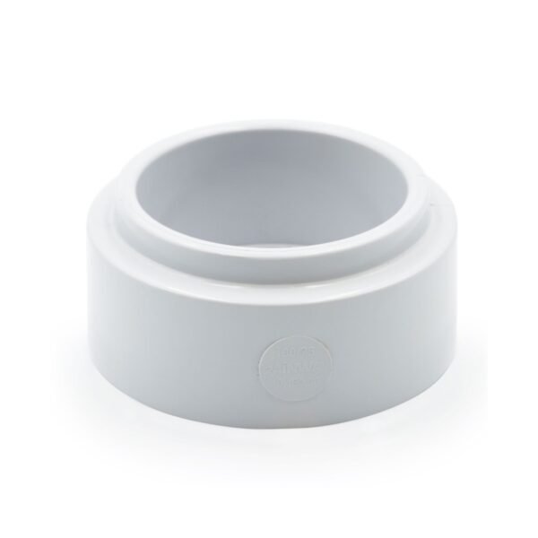 Адаптер труби сірий 75х100