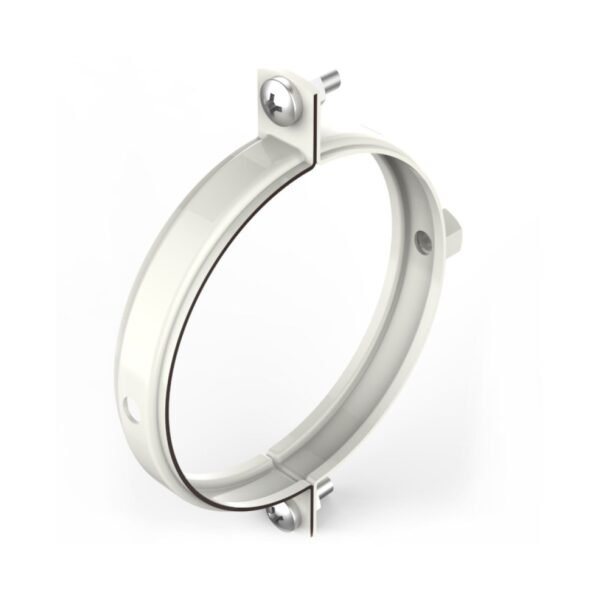 Кронштейн труби сталевий 100 білий