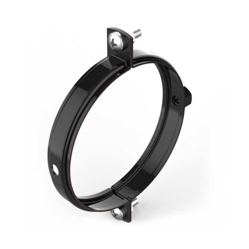 Кронштейн труби D 100 чорний