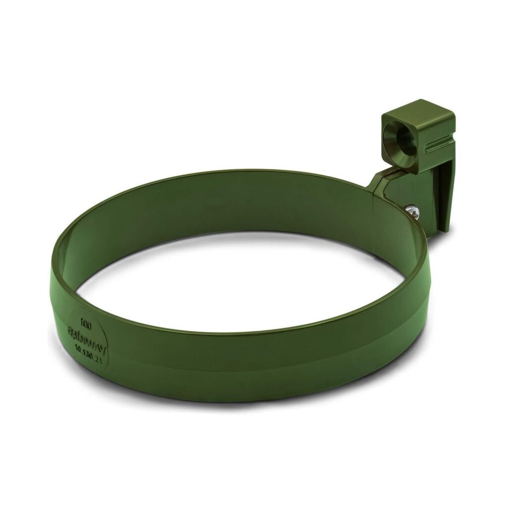 Кронштейн труби зелений 100мм RainWay