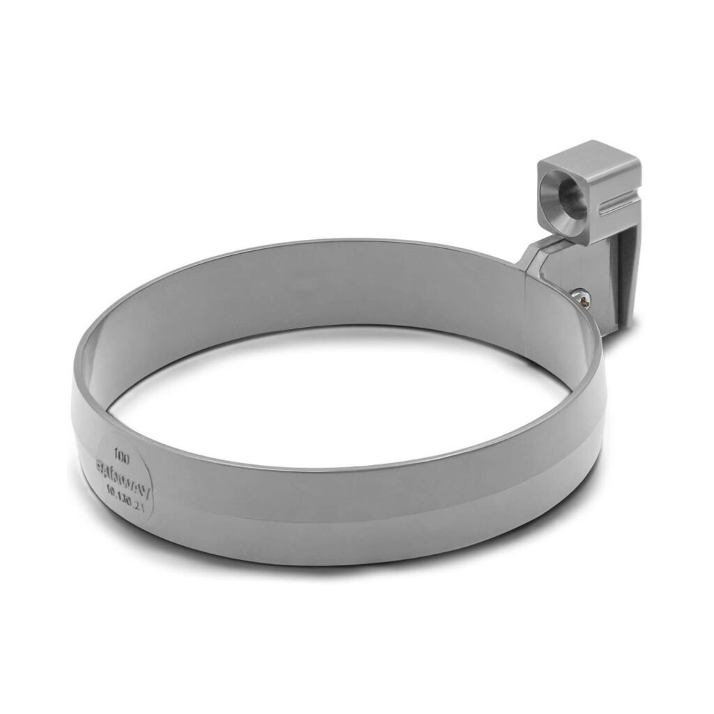 Кронштейн труби сірий 100мм RainWay