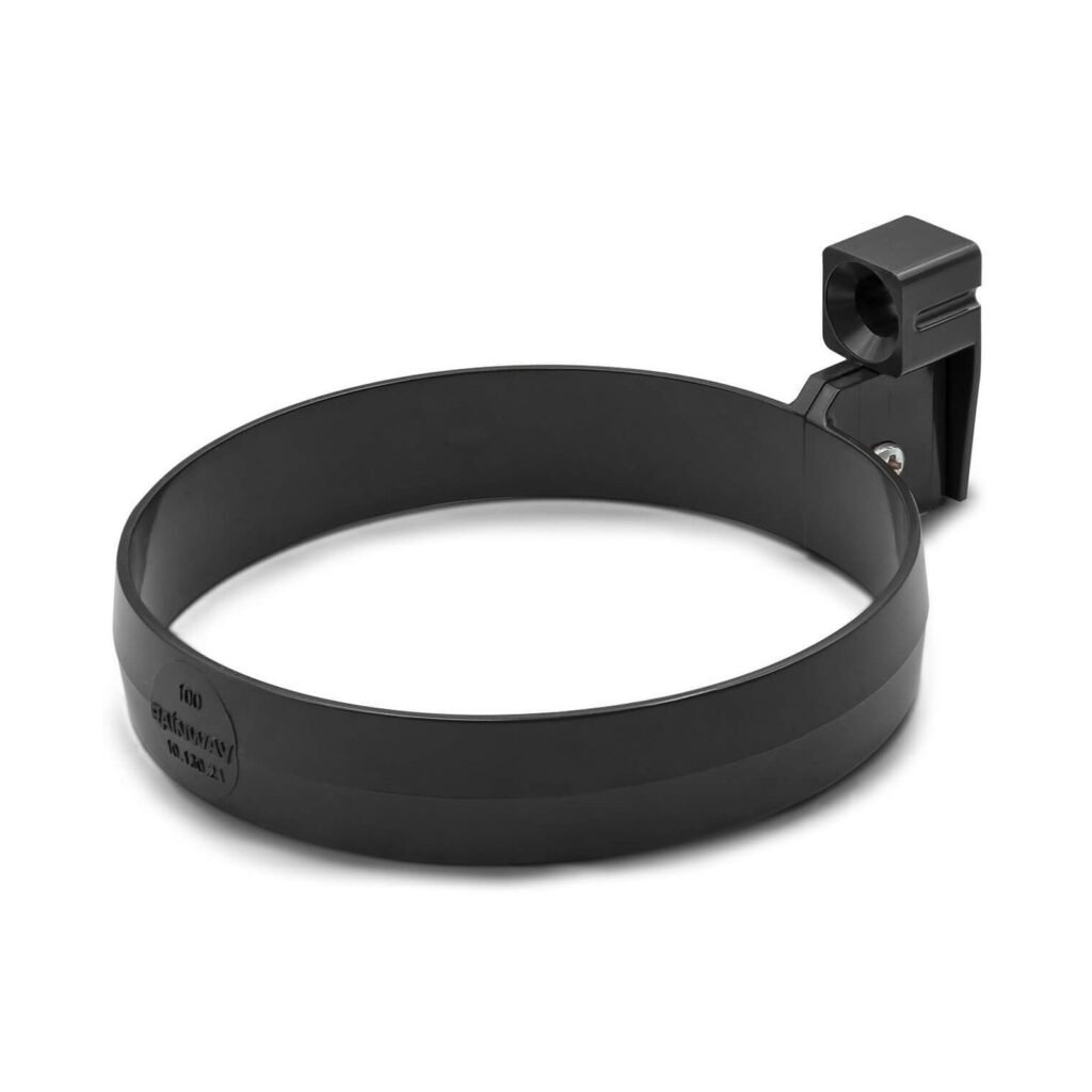 Кронштейн труби графітовий 100мм RainWay