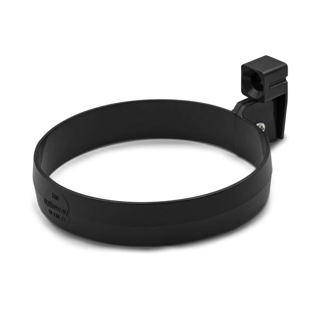 Кронштейн труби чорний 100мм RainWay