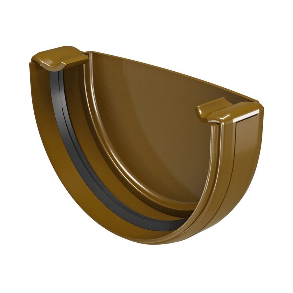 Заглушка ринви Regenau 125 коричневий