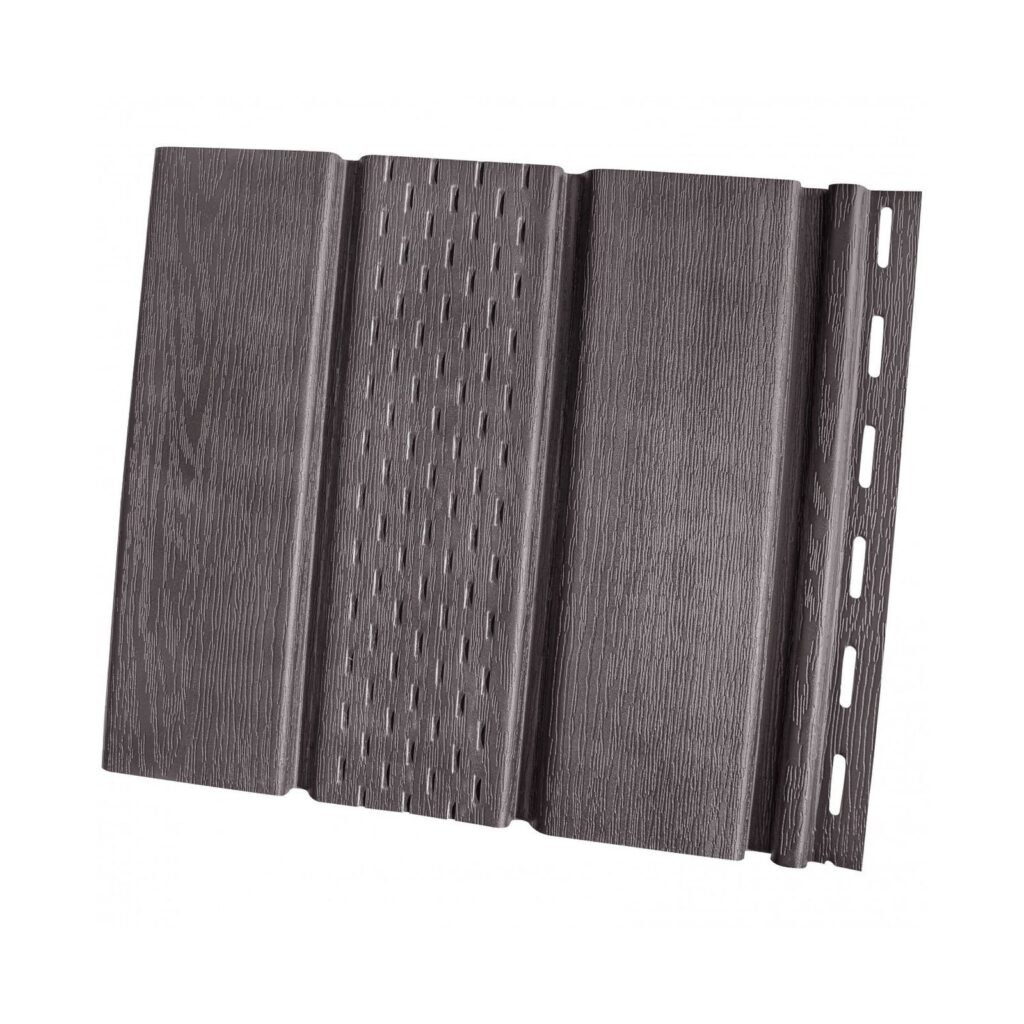 Панель темно-коричнева перфорована 300х3000 (0