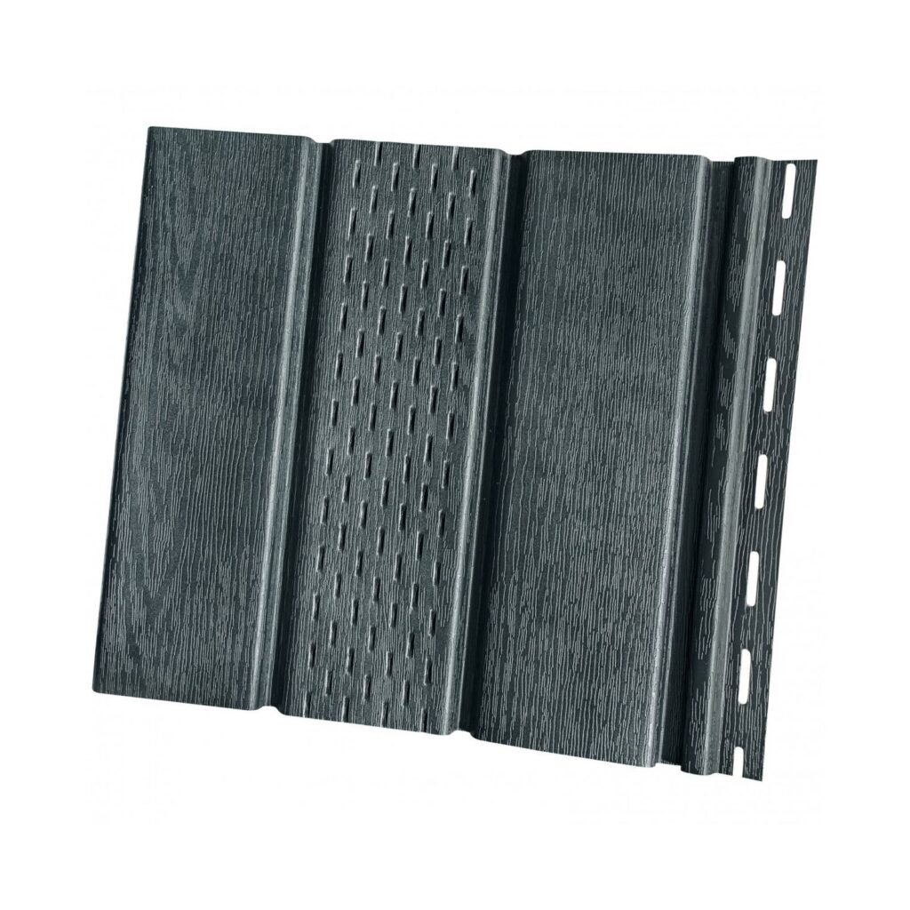 Панель темно-графітова перфорована 300х3000 (0