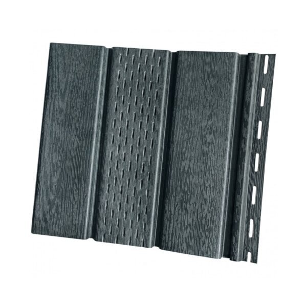 Панель темно-графітова перфорована 300х3000 (0