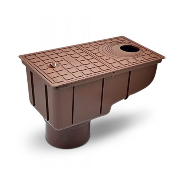 Дощоприймач 50-110мм коричневий Rainway