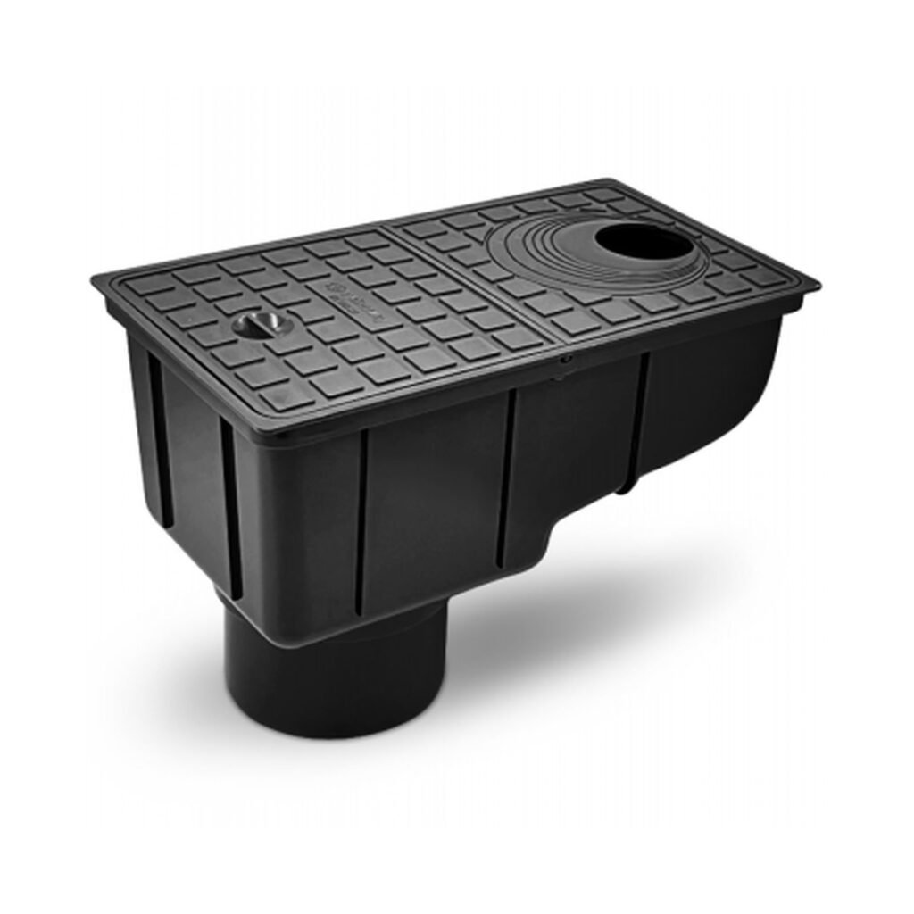 Дощоприймач 50-110мм чорний Rainway