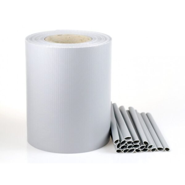 Стрічка для огорожі 190мм x 35м (сірий)