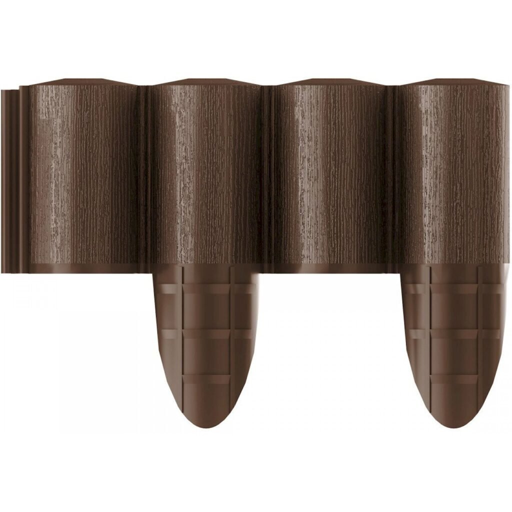 Газонне огородження 4 элементів ECO коричневе 2