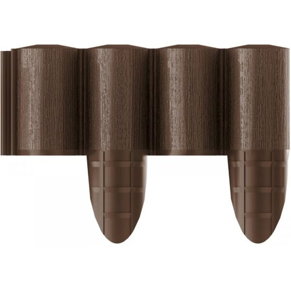 Газонне огородження 4 элементів ECO коричневе 2