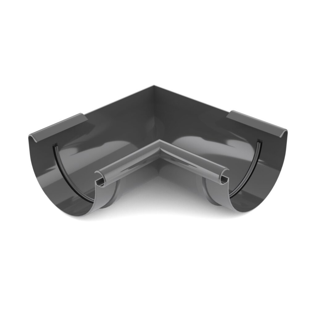 Кут внутрішній 90° BRYZA 75мм графіт