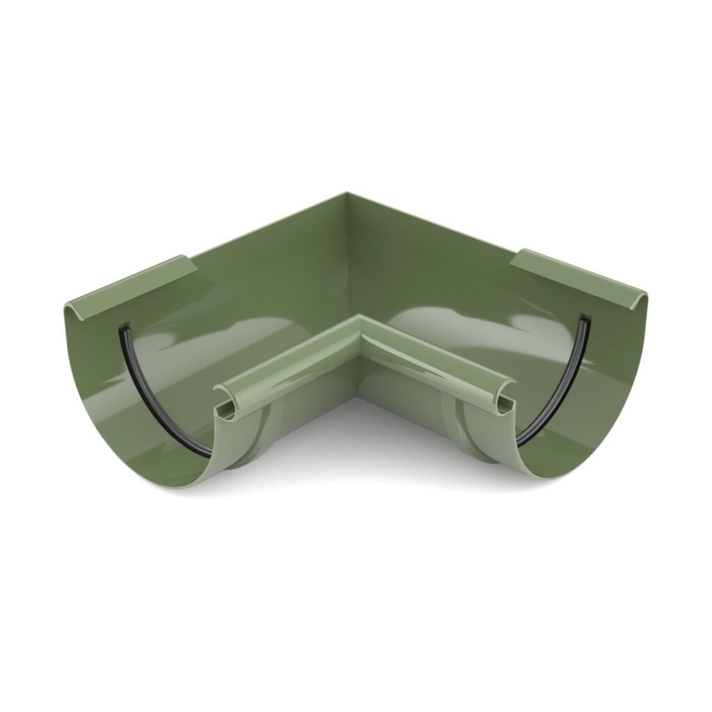 Кут внутрішній 90° BRYZA 75мм зелений