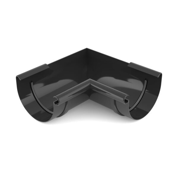 Кут внутрішній 90° BRYZA 75мм чорний