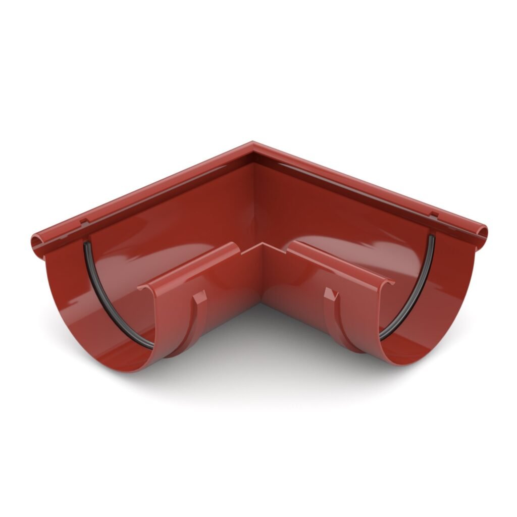 Кут зовнішній 90° BRYZA 75мм червоний