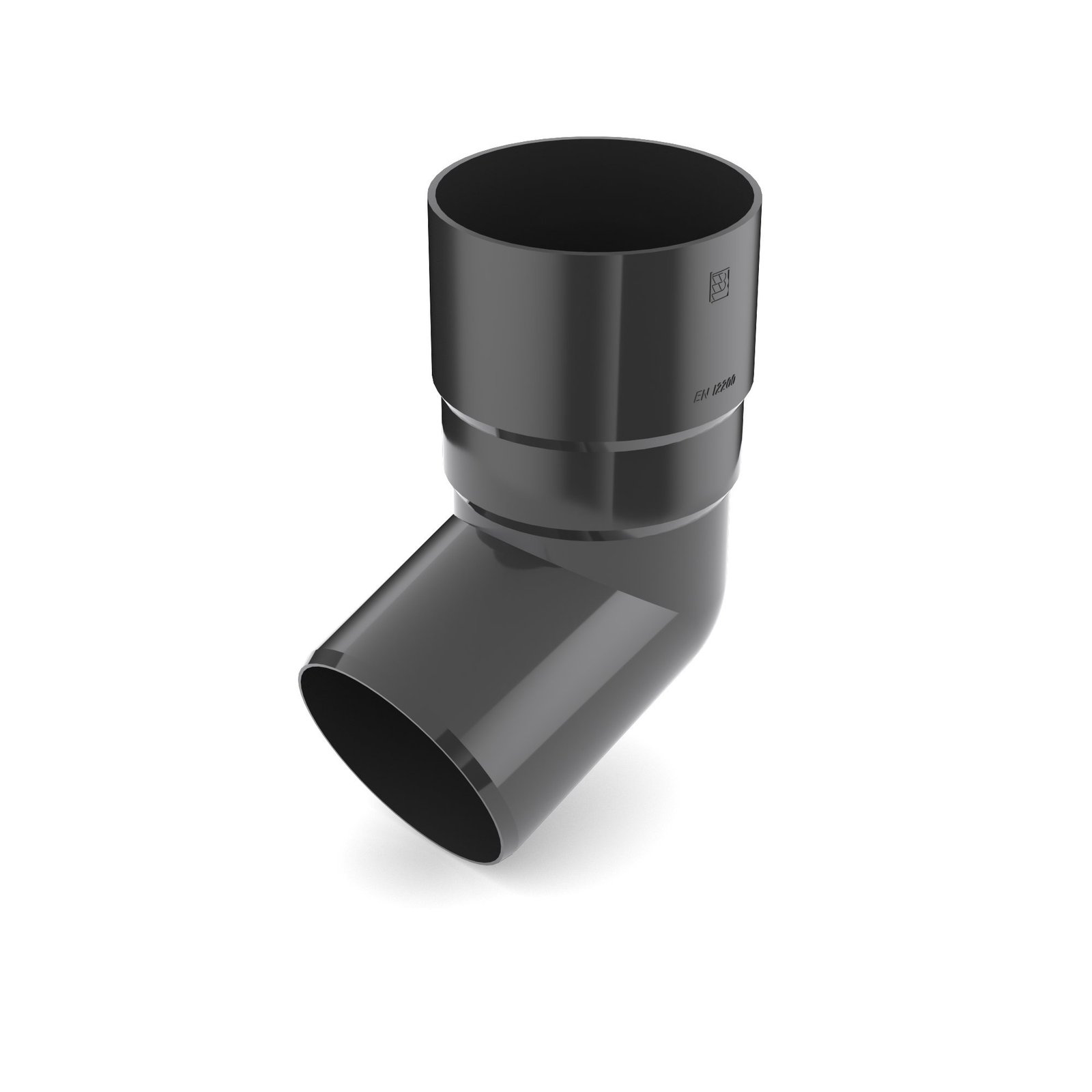 Коліно 67,5° BRYZA 63мм, графіт Коліно 67,5° BRYZA 63мм, графіт