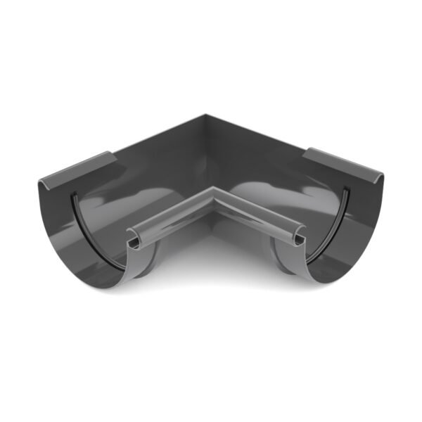 Кут внутрішній 90° BRYZA 100мм графіт