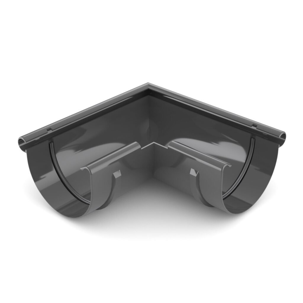 Кут зовнішній 90° BRYZA 125мм графіт