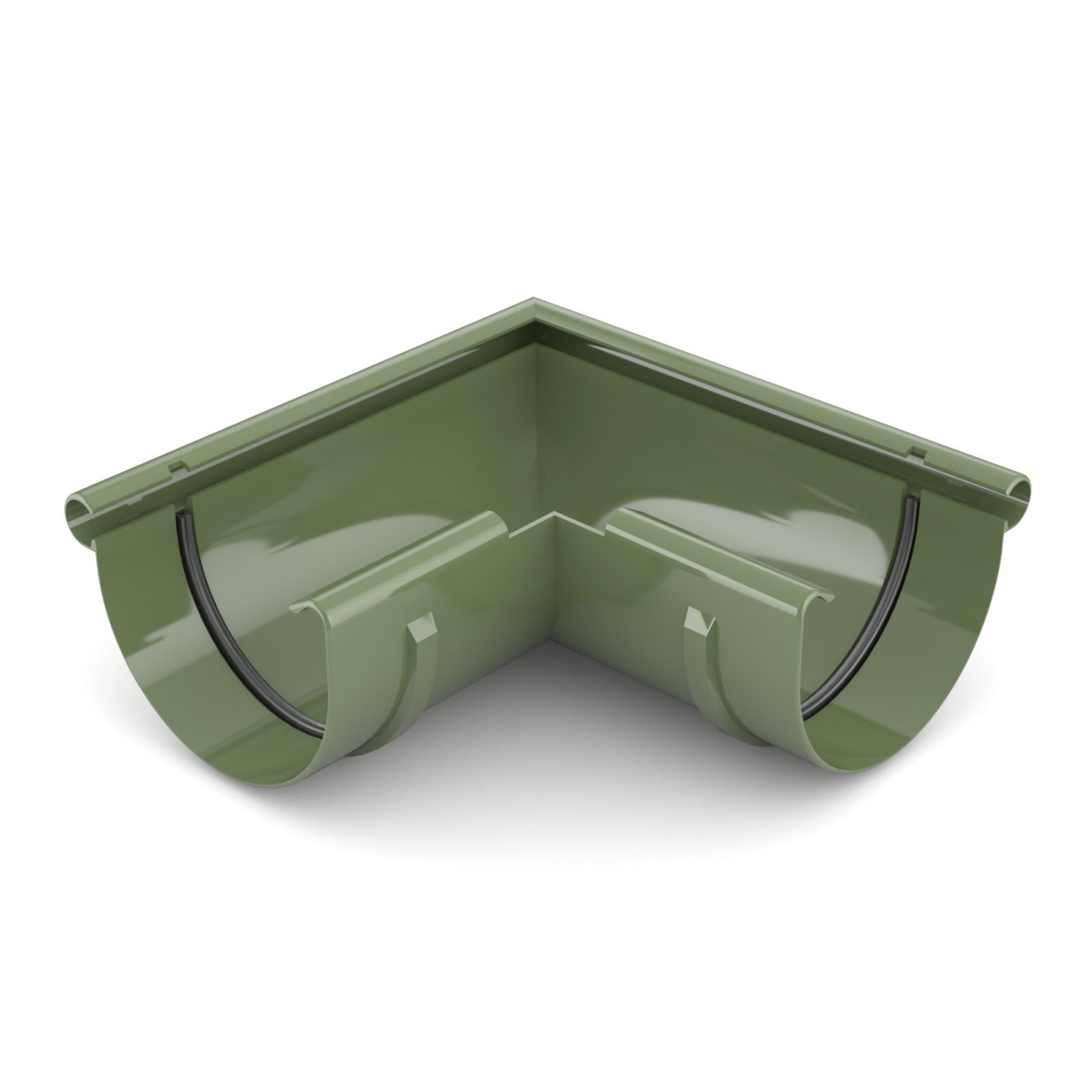 Кут зовнішній 90° BRYZA 125мм зелений Кут зовнішній 90° BRYZA 125мм зелений