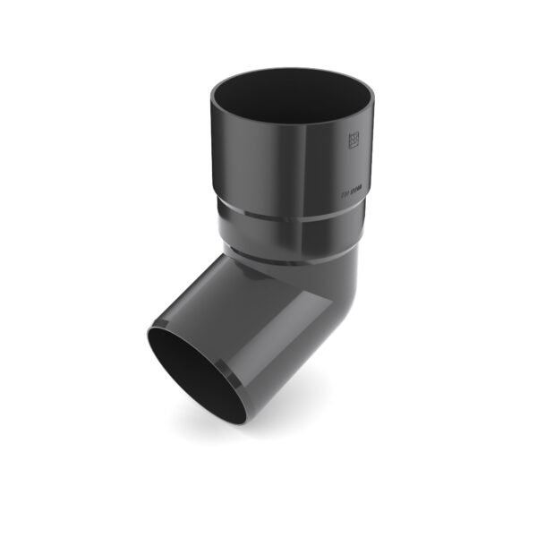 Коліно 67,5° BRYZA 90мм, графіт