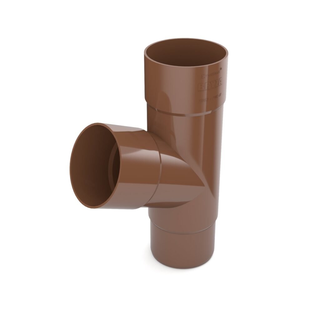 Трійник BRYZA 90/90/90мм коричневий