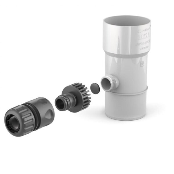 Забірник дощової води BRYZA 90мм білий