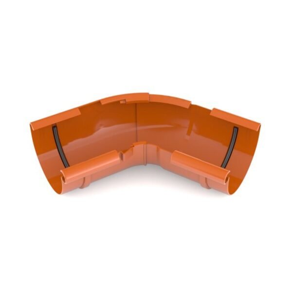 Кут внутрішній регульований 120°-145° BRYZA 125мм цегляний