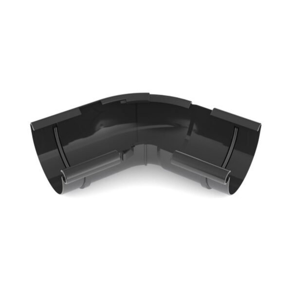 Кут внутрішній регульований 120°-145° BRYZA 125мм чорний