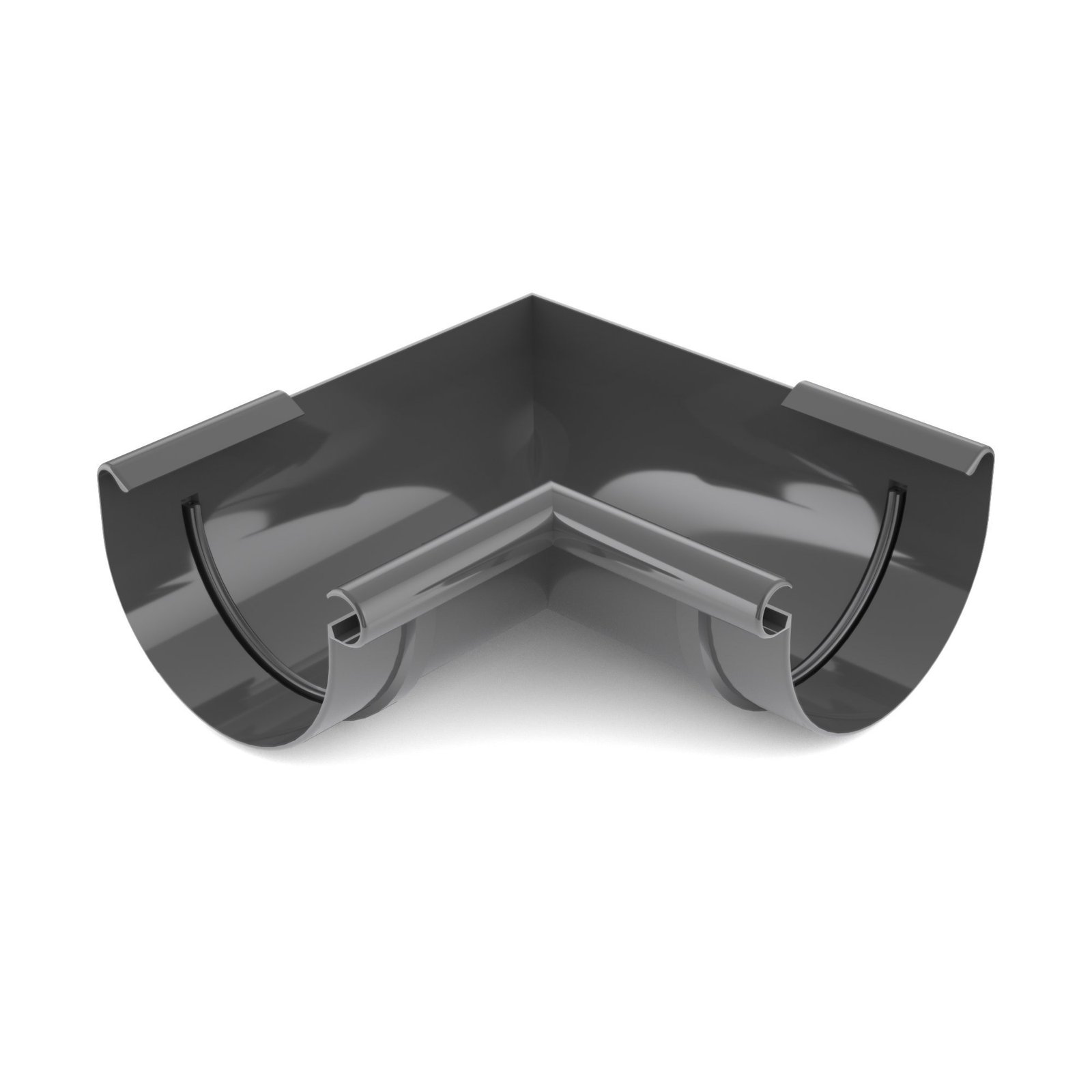 Кут внутрішній 90° BRYZA 150мм графіт Кут внутрішній 90° BRYZA 150мм графіт