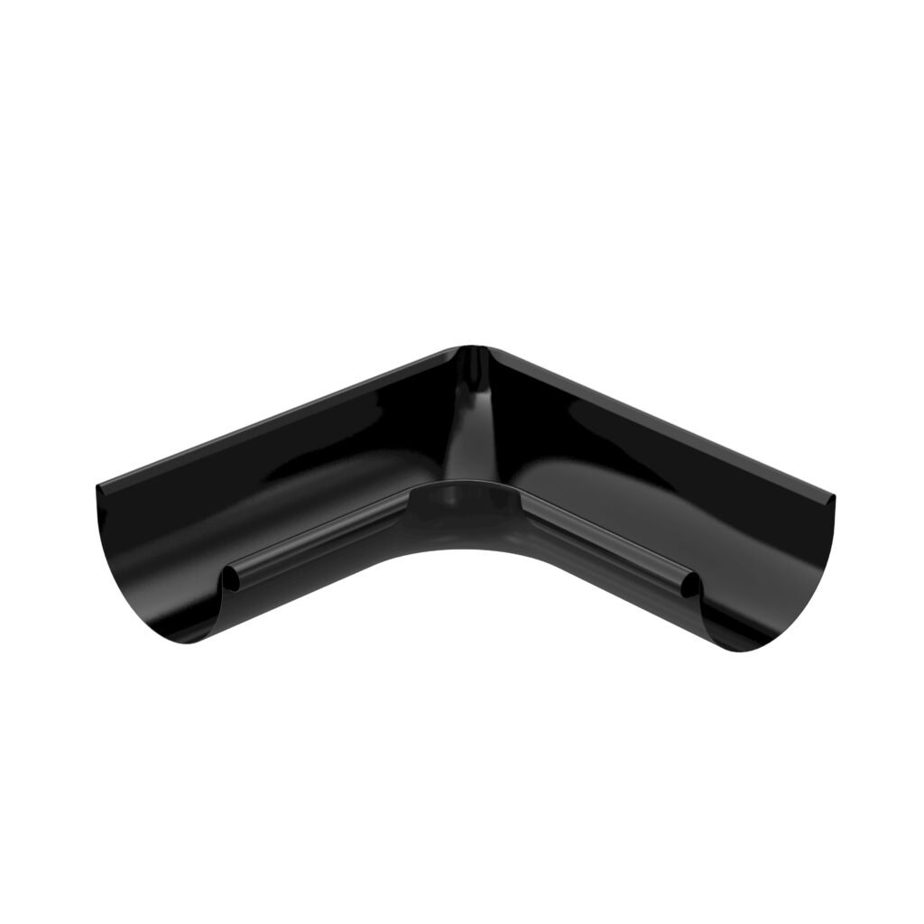 Кут внутрішній 90° BRYZA STAL 125мм чорний