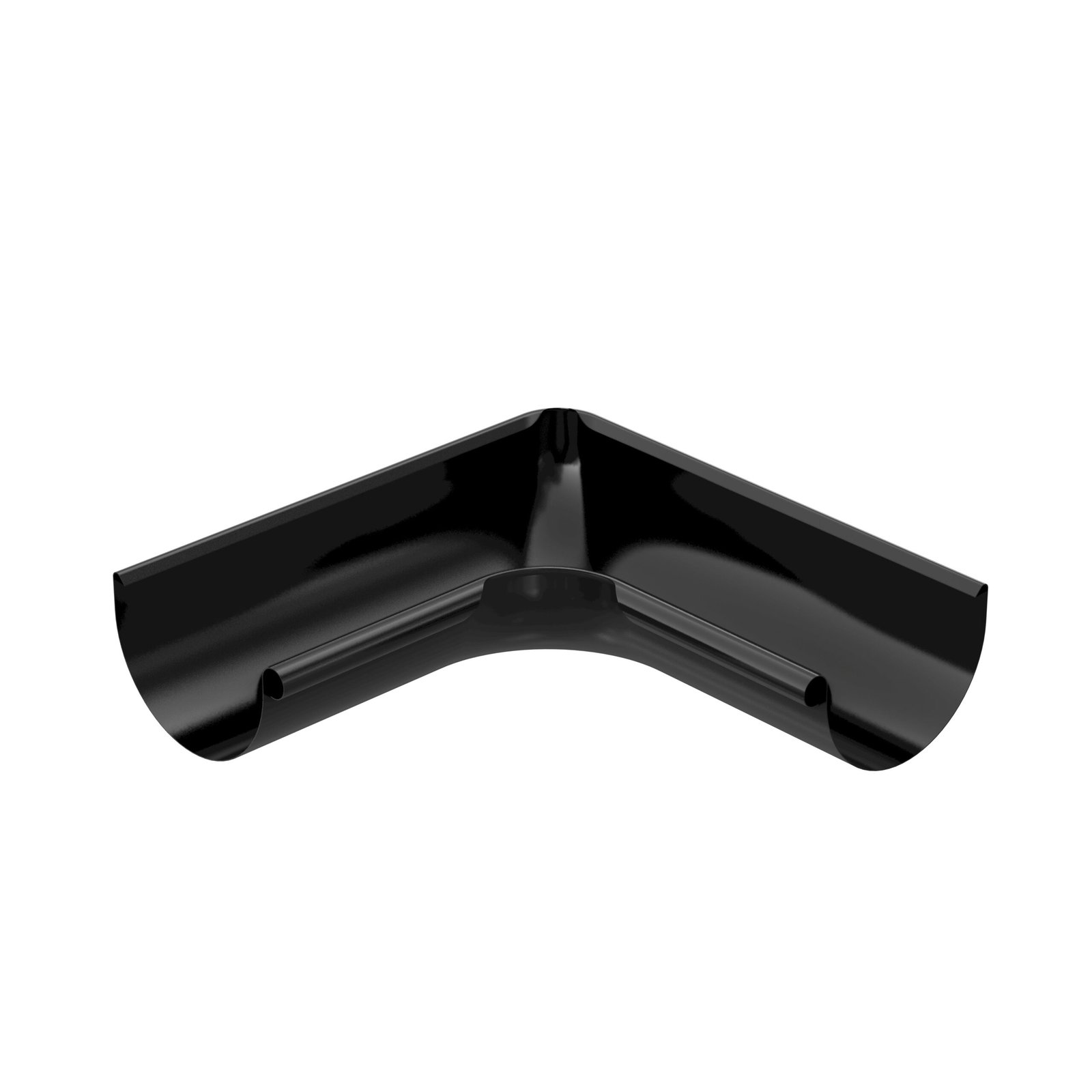 Кут внутрішній 90° BRYZA STAL 125мм чорний Кут внутрішній 90° BRYZA STAL 125мм чорний