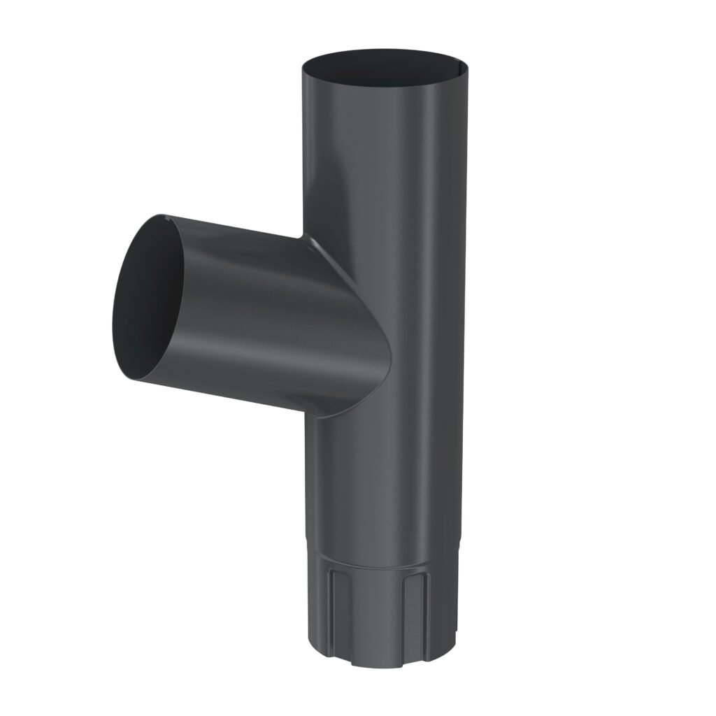 Трійник BRYZA STAL 90/90/90мм графіт