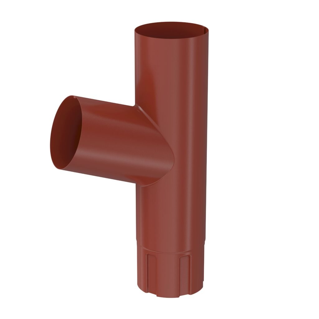 Трійник BRYZA STAL 90/90/90мм цегляний