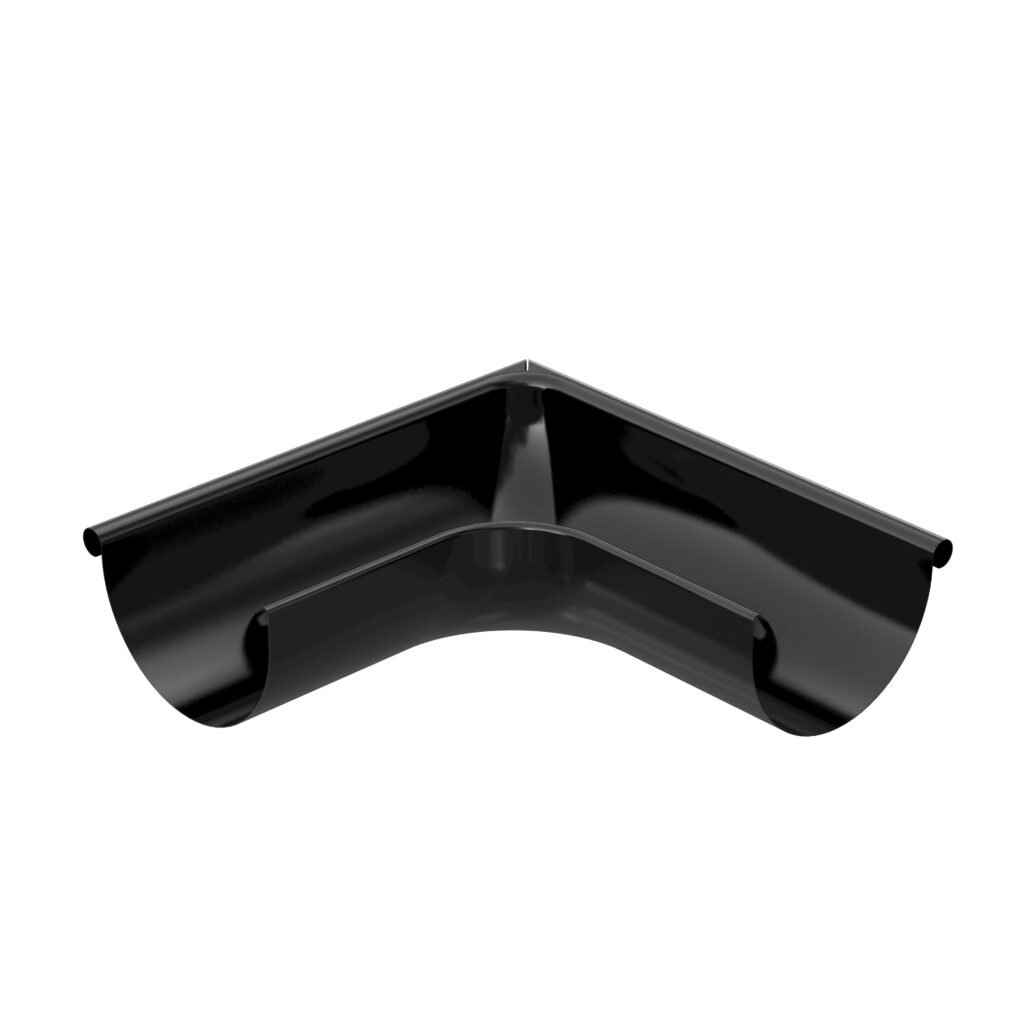 Кут зовнішній 90° BRYZA STAL 150мм чорний