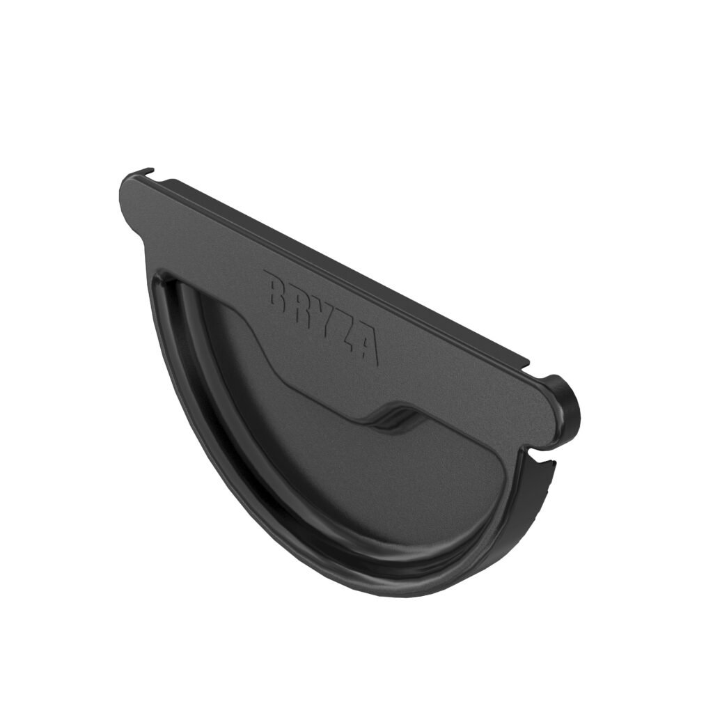 Заглушка ринви універсальна BRYZA STAL 150мм чорний