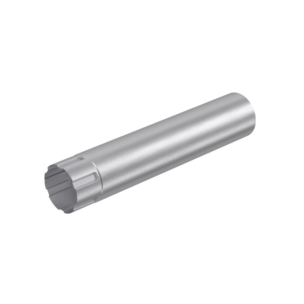 Труба водостічна BRYZA STAL 100мм/1м, цинк