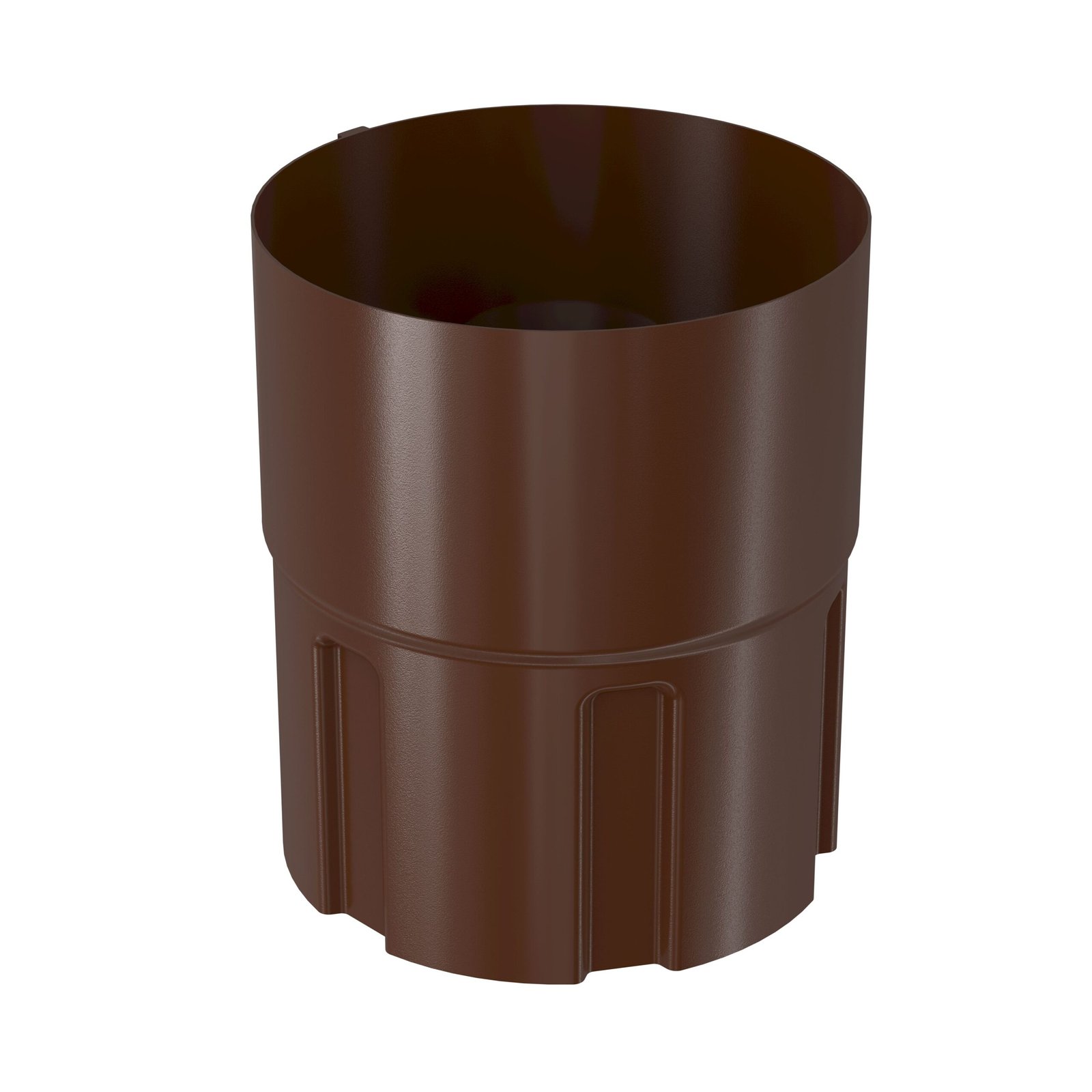 Муфта труби BRYZA STAL 100мм коричневий Муфта труби BRYZA STAL 100мм коричневий