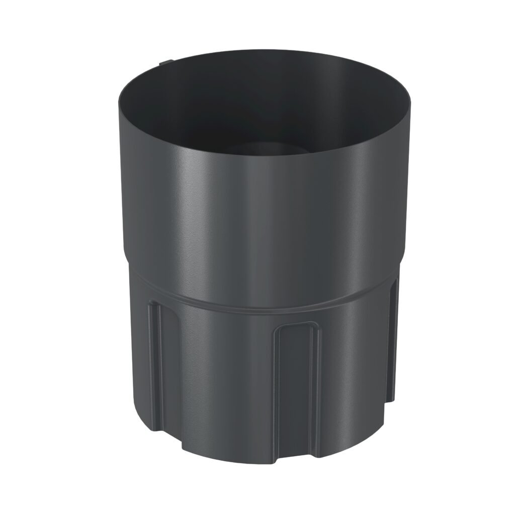 Муфта труби BRYZA STAL 100мм графіт